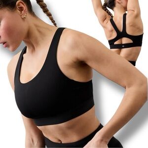 ATHLETA Interval Sports Bra D-DD+ | Plus 1X | Black